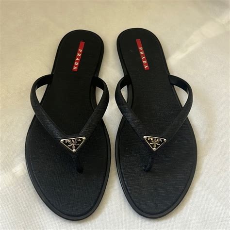 prada flip flops sale|prada plexiglass sandals.